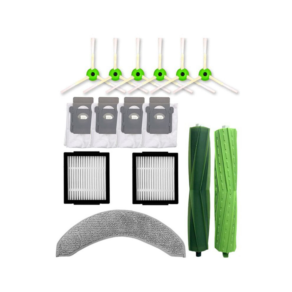 For Combo J7+ Vacuum Cleaner Main Roller Brush, Side Brush Filter Dust Bag Accessories Brush 6034142828387