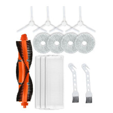 For Mijia No-Wash Sweep & Mop 2 C101 Robot Accessories Filter Main Brush Cloth Side Brush Replacement Pack Brush