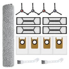 For Robot Vacuum Cleaner S1 Pro Accessories Filter Dust Bag Roller Cloth Replacement Pack Brush