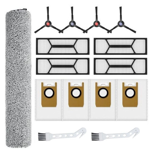 For  Robot Vacuum Cleaner S1 Pro Accessories Filter Dust Bag Roller Cloth Replacement Pack Brush