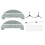 For Pursonic M8pro Sweeper Accessories Cleaning Cloth Side Brush Filter Replacement Pack Brush 1