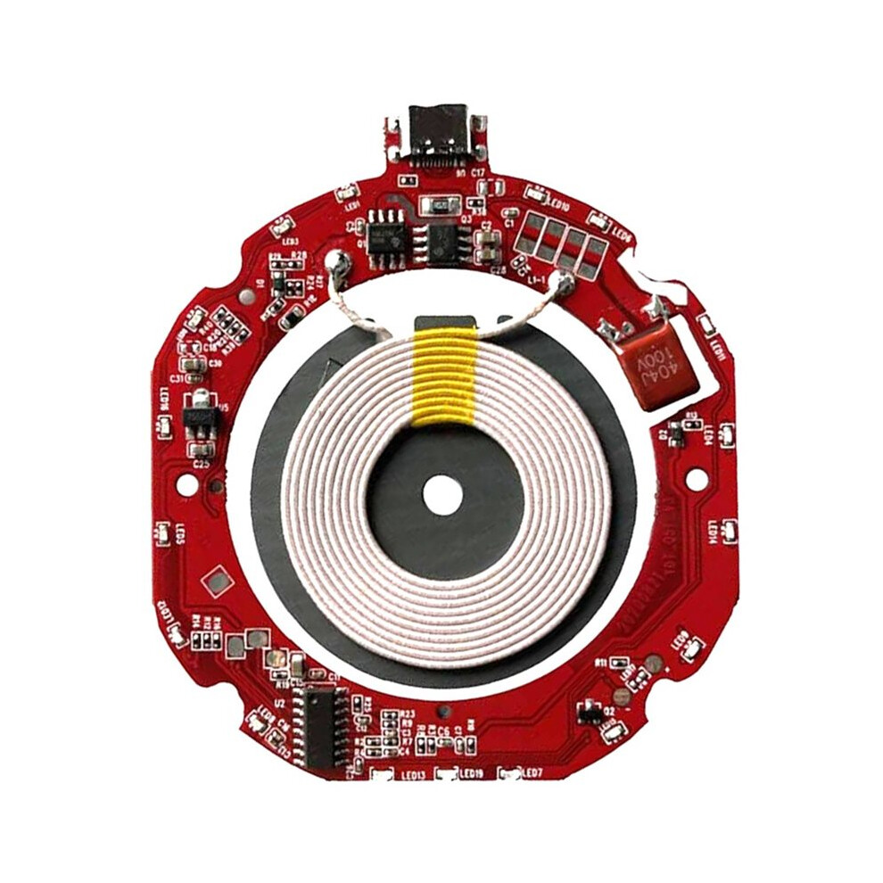 Car Mobile Phone Magnetic Fast Wireless Transmitter Module Fast Wireless Charger 15W 10W 7.5W 5V 2A Input 6032010357281