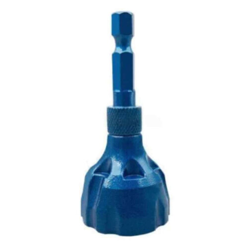 Deburring External Chamfer Tool with Carbide Blades,Hex Shank Deburring Tool,Bolt Thread Repair with Quick Release Shank