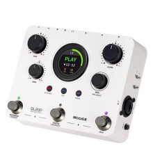 Mooer GL200 Guitar Loop Series Phrase & Drum Station avec 100 Emplacements Mémoire et Double Entrée/Sortie MIDI TRS pour une Utilisation