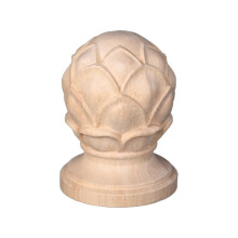 Adornos de Remate de Madera Maciza para Escaleras, Remate Decorativo para Pasamanos y Postes de Escaleras Interiores, 8x10cm