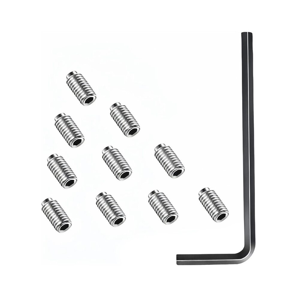 10Pcs Set Screw Kit Replacement For Moen 155023 Single Handle Kitchen Faucet, Include A Hex Wrench,Faucets Repair Kit 4711519493219