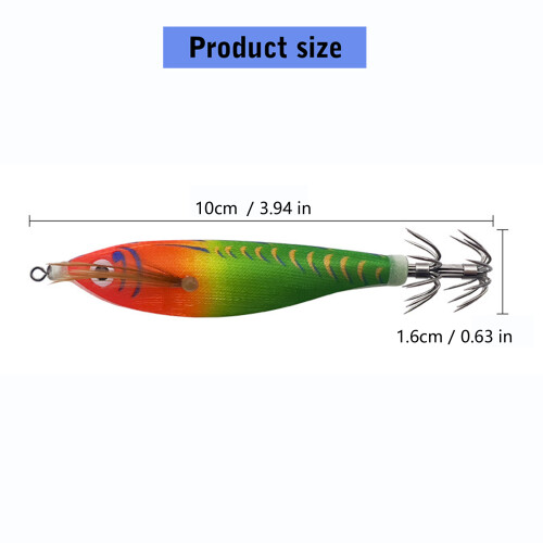 14Pcs Floating Squid Jig Hook Fishing Squid Lure Artificial 2