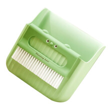 Mini Dustpan and Brush Set with Precision Detail Brush for Desktop, Car and Pet Hair Cleaning