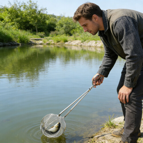 Longueur confortable du dispositif 44Cm de poisson de poignée 1