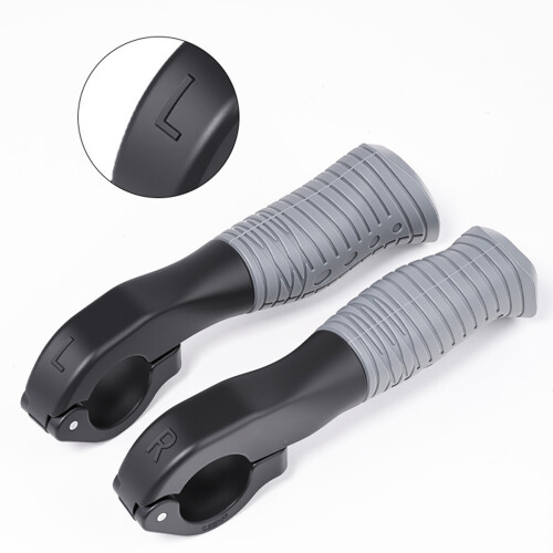 Easyly Install Bicycles Thumb Grips Universals Ergonomic-grey 1