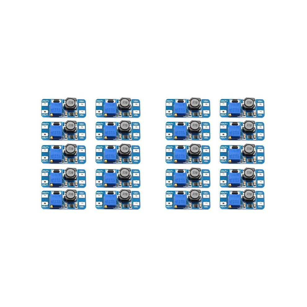 20Pcs, Mt3608, - Converter, Boost Regulator, Usb Power Module, 2V-24V To 5V-28V, 2A Output, Micro-Usb 6031243347717