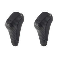 2X pour TRD 4Runner Tacoma -Tundra Fortuner FJ150 PTR57-34141 Pommeau de Levier de Vitesse Automatique en Cuir de Voiture