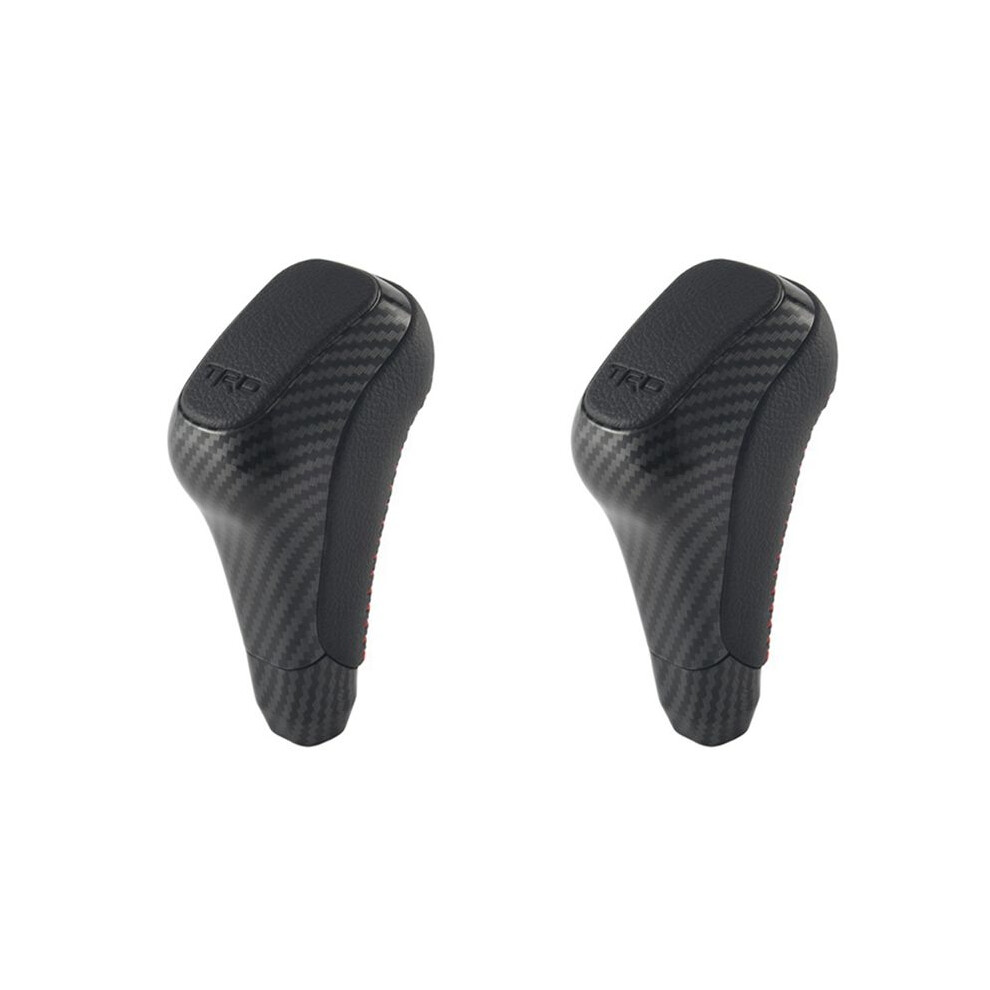 2X For Trd 4Runner Tacoma -Tundra Fortuner Fj150 Ptr57-34141 Car Leather Automatic Gear Shift Knob Shift Lever Black 6031011481360