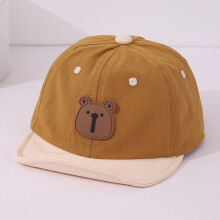 (StyleX)Toddler Childrens Cotton Cap With High Crown Design And Sunshade For Outdoor Activity