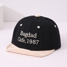 (StyleA)Toddler Childrens Cotton Cap With High Crown Design And Sunshade For Outdoor Activity