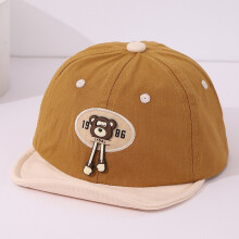 (StyleN)Toddler Childrens Cotton Cap With High Crown Design And Sunshade For Outdoor Activity