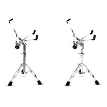 2X Snare Drum Stand,Concert Snare Drum Stands Adjustable Snare Stand Double Braced for 8Inch-14Inch Drums