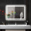 Homcom Espejo de Baño Gris 80 x 3.5 x 60 cm 2