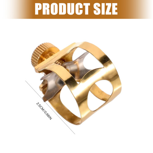Altos Saxophone Ligature Fastener Replacement Flute Head Clamp 2