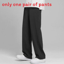 (Black,3XL)Trendige lockere Passform Sommerhose mit Bändern für den Alltag Teenager Streetwear Freizeit für Herren