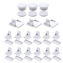 12 Pack Magnetic Cabinet Locks Baby Proofing,Child Safety Cabinet Locks with Adhesive