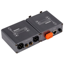 1 Paio di Extender Ethernet PRO-X200TR A 2 Vie XLR 6,5, Extender Audio A Ethernet A 2 Canali, Extender Audio A Cavo di Rete RJ45