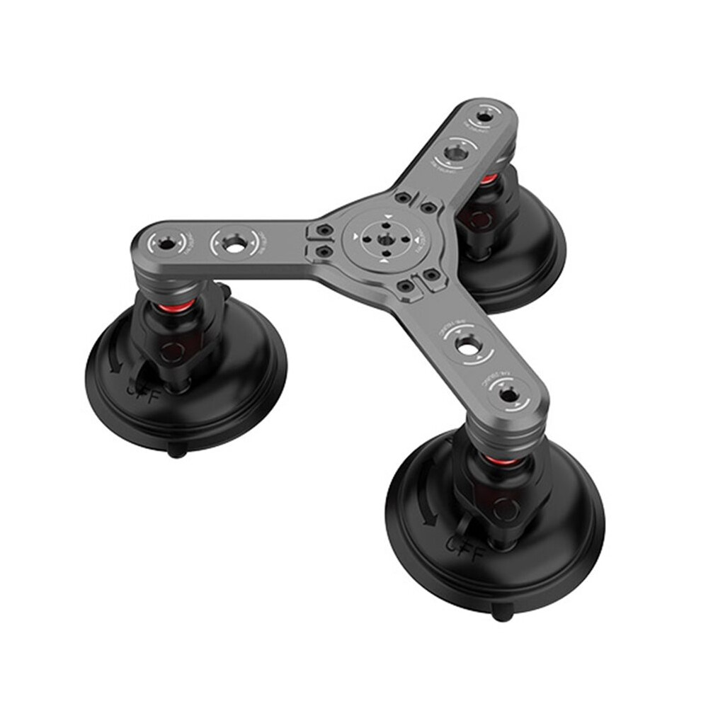 Aluminum Alloy Car Phone Camera Holder Suction Cup 360 Adjustable For Cell Phone Action Camera Mount 6033546782387