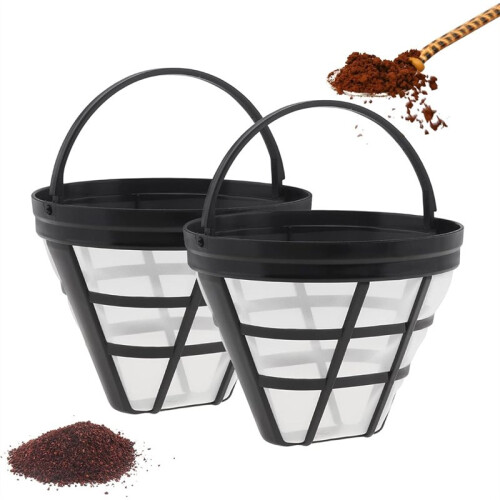 Reusable Coffee Filter Basket,2 Pack Cone Coffee Maker Filter 4 Coffee Filter for  CFP301 CFP201 Coffee Accessories