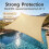 Plastic Woven Fabric Any Weather Protective Tarps Folding-3*4M 6