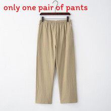(Yellow,L)Chinesischer Stil Herren Leinen Freizeithose mit Bändern für bequeme Sommerkleidung