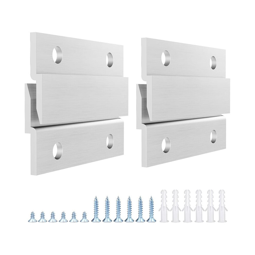 French Cleat Picture Hanger Z Clip Interlocking Wall Mount Bracket For Mirror Artwork Cabinet Whiteboard Hardware Kit 6032698508418