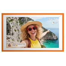 Cadre Photo Numérique avec Écran LED Électronique 10,1 Pouces (1280 X 800) HD IPS, Partage de Photos et de Vidéos, Autonomie de 6 Heures, 32 Go