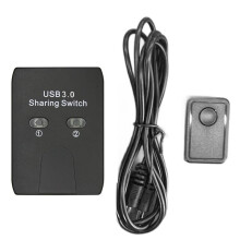 USB 3.0 Drucker-Sharing-Gerät 2 Eingänge 1 Ausgang Drucker-Sharing-Gerät 2-Port Manueller KVM--Splitter mit Fernbedienung