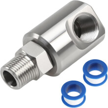 Robinet Pivotant MXF 1/2 Pouce avec Graisseur - Raccord en Acier Robuste pour Usage Industriel et Domestique