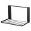 Space-Saving Magnetic Shelf Foldable Laundry Room Organizer Magnetic Folding Storage Rack for Washing Machine Black 1