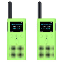 2X for Walkie Talkie 2S Protective Case Silicone Cover Interphone Protective Shell Anti-Drop Accessories,Green