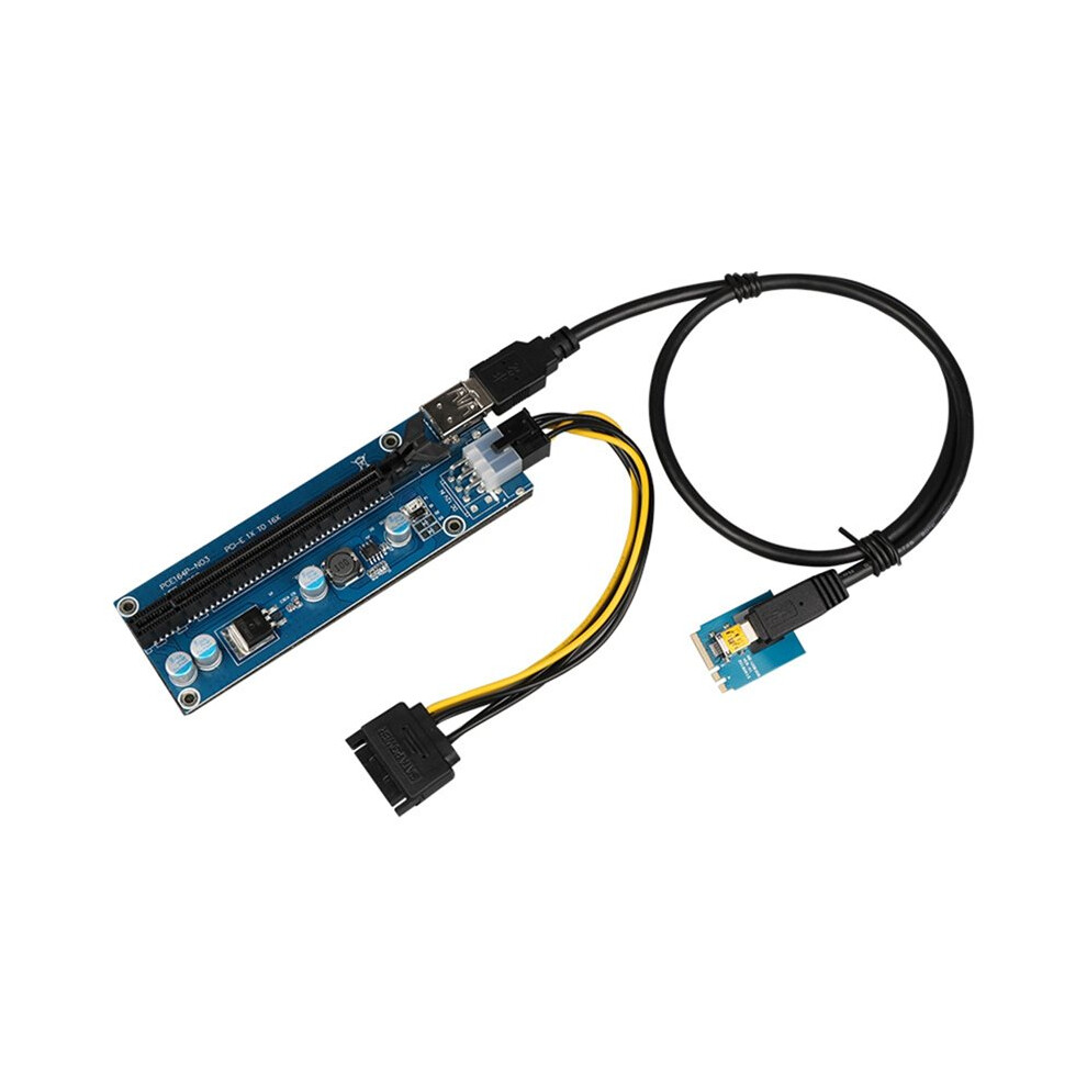 Photos - Cable (video, audio, USB) 1Pc M. 2 WiFi A.E Key Adapter Card M.2 A.E Key to PCIE 16X Card Extension Cable, GPU Mining Card Extender1Pc