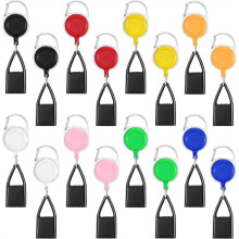 16 Pcs Retractable Lighter Leash,Keychain Lighter Holder with Clip Classic Lighter Cover Single Clip for Convenience