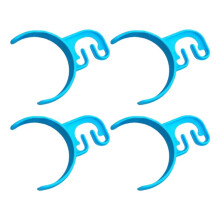 Set di 4 Clip per Recinzione e Rete Porta Palline da Pickleball, per Tenere Le Palline In Modo Sicuro e Gestire Facilmente Le Palline Sui Campi.