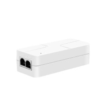 30W 2.5G POE Injector Gigabit Ethernet PoE Adapter Dual-Port 10/100/1000/2500Mbps for Switches/Camera Power Supply