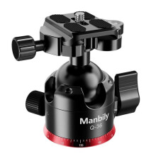 Manbily 36mm Low Tripod with 1/4" to 3/8" Screw Quick-Release Plate for Camera Monopod Camcorder Camera Tripod