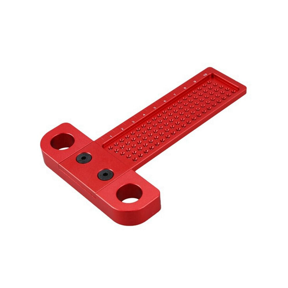 Woodworking Scribe T100 Hole Scribe T-Type Ruler Hole Scribing Ruler Drawing Marking Gauge Diy Measuring Tools 6034142815219