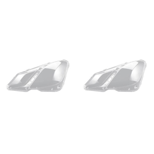 2X Left Side for   W207 E-Coupe 2009-2012 Headlight Lens Cover Headlight Shade Shell Headlight Glass Cover