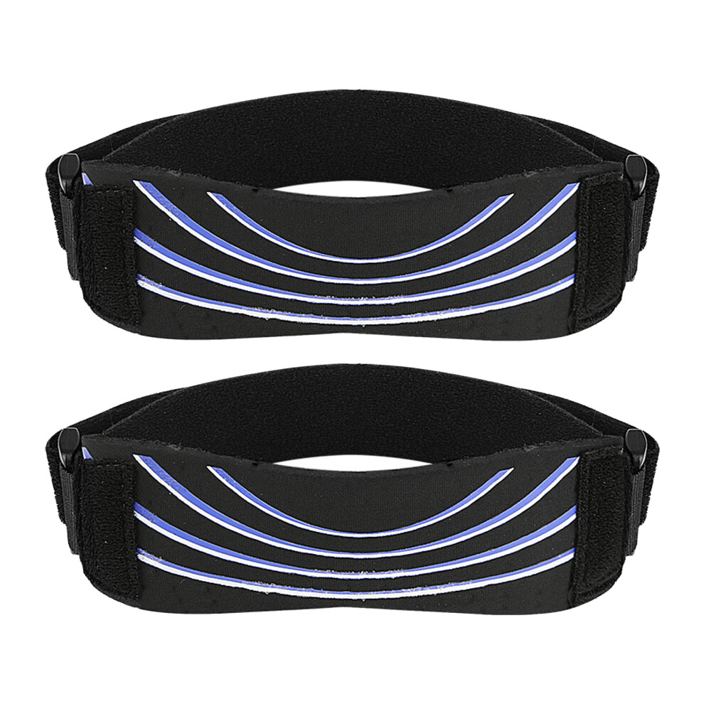 Multipurpose Spandex Patellas Support Strap for-black blue  os