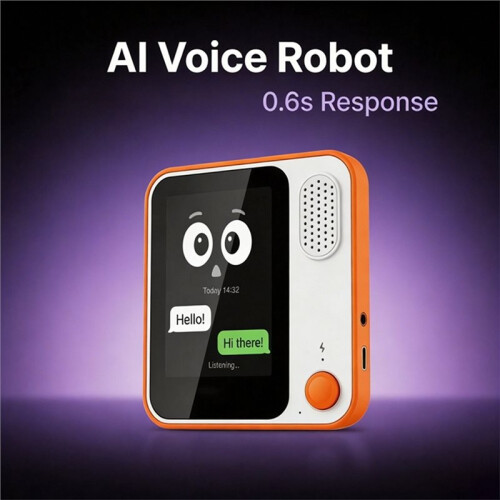 Chatbot de Voz com IA, Personalizável, Agente LLM, Tela de 3,5 Polegadas, Multilíngue, com Reconhecimento de Emoções Por IA GPT. 2