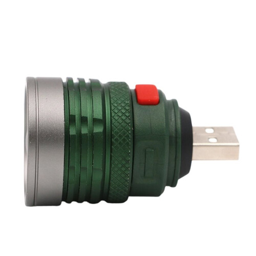 USB Power Bank Flashlight  Lamp 3w Extension Light Torch 10-20Max  Range Adjustable  Length Waterproof 1