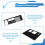 Mainboard Bracket E-ATX Dual-Socket Form Factor Open Studio Chassis Frames Holder Enhanced Heat Dissipation Stable 4