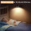 Battery-Powered LED Wall Light with Remote Control - Art Deco Style, Suitable for Various Home Lighting Needs 3