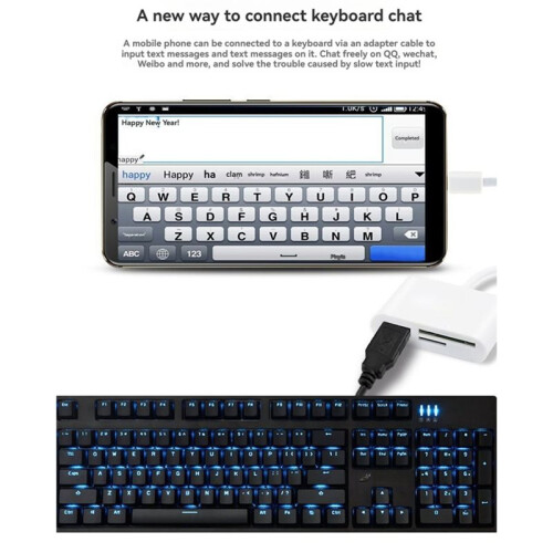 Mobile Phone Card Reader,  Card Reader, Multi-Functional Adapter, Universal Type Tablet Computer Connection 2
