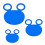 Silicones Baseball Thumb Protectors Swing Training-royal blue 1